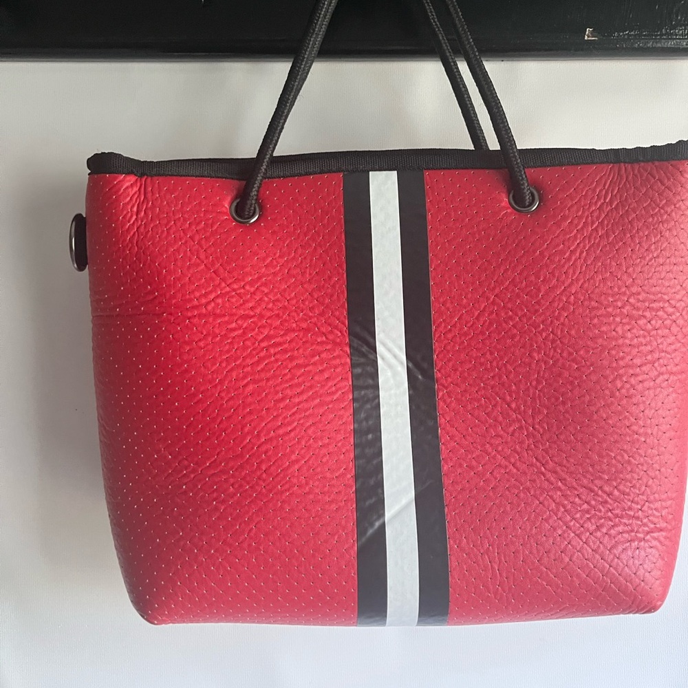 Haute Shore Red and Black Tote Bag